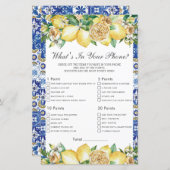 Chic Lemon Floral Bridal Was ist in Ihrem Handyspi (Vorne/Hinten)