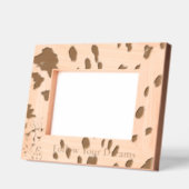 Chic Leopard Animal Print Geätzte Rahmen (Links)