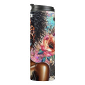 Chic Leopard Coffee Sparkle Dream Thermosbecher (Nach rechts gedreht)