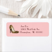 Chic Leopard High Heels benutzerdefinierte Adresse (Insitu)