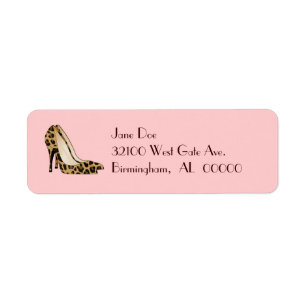 Chic-Leopard-hoher Heels-kundenspezifische