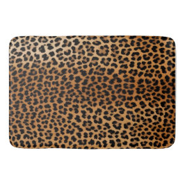 Chic Leopard Print Bath Mat Glamoratti  Badematte
