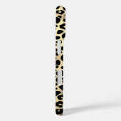 chic leopard print coquette bow monogram Case-Mate iPhone hülle (Rückseite / Rechts)