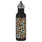 Chic Leopard Print Edelstahlflasche (Rechts)