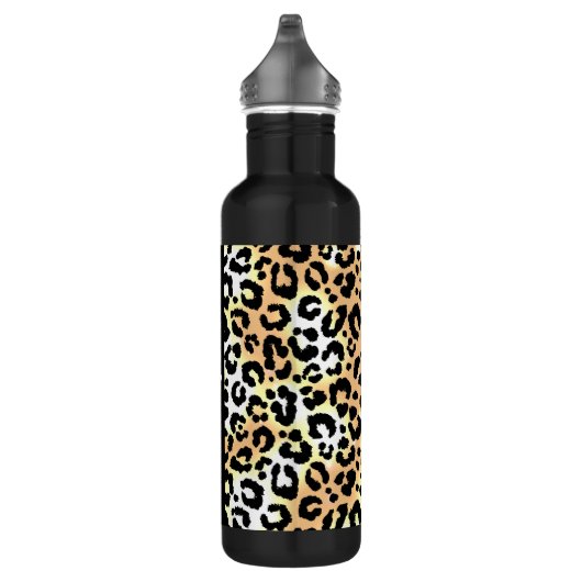 Chic Leopard Print Edelstahlflasche (Rechts)