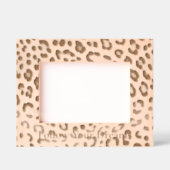Chic Leopard Print Geätzte Rahmen (Vorderseite)