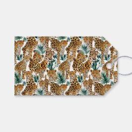 Chic Leopard Print Geschenktasten - Stilvoll & tre Geschenkanhänger