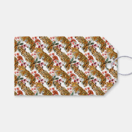 Chic Leopard Print Geschenktasten - Stilvoll & tre Geschenkanhänger