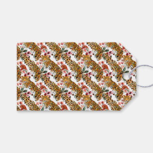 Chic Leopard Print Geschenktasten - Stilvoll & tre Geschenkanhänger
