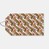 Chic Leopard Print Geschenktasten - Stilvoll & tre Geschenkanhänger (Rückseite Horizontal)