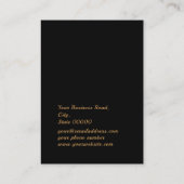 Chic Leopard Print Pattern Schmuck Ohrring Display Visitenkarte (Rückseite)