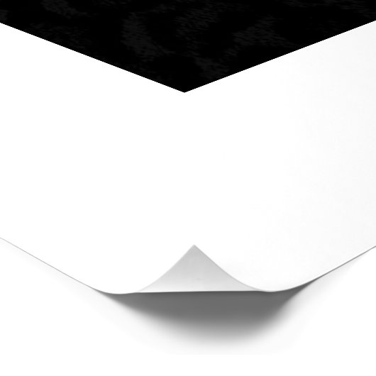 Chic Leopard Print Poster (Ecke)