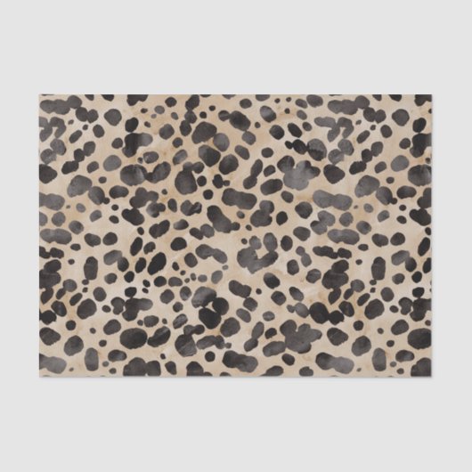 Chic Leopard Print Seidenpapier (Vorderseite)