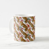 Chic Leopard Print Tasse - Stilvolle Animal Print (Vorderseite Links)