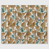 Chic Leopard Print Wrapping Paper - Bold & Stylish Geschenkpapier (Flach)