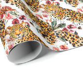 Chic Leopard Print Wrapping Paper - Bold & Stylish Geschenkpapier (Rolleneckpunkt)