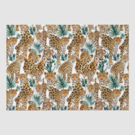 Chic Leopard Print Wrapping Paper - Bold & Stylish Seidenpapier