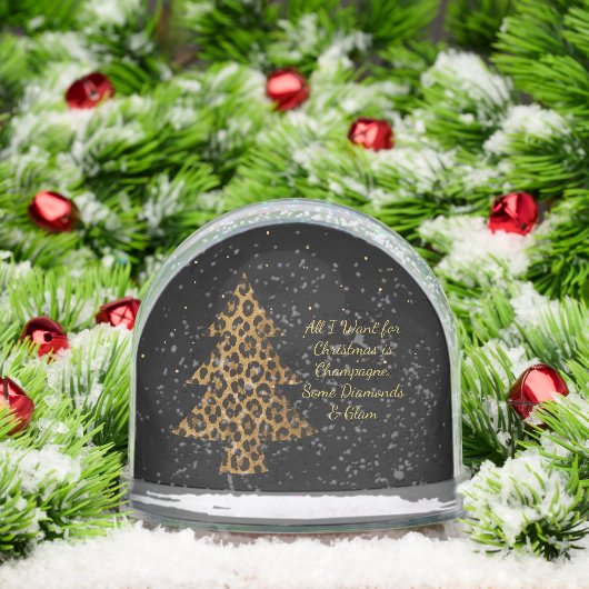  Chic Leopard Tree Schneekugeln (Weihnachten)