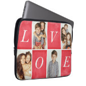 Chic Liebe 4 FotoCollage Laptopschutzhülle (Vorne Rechts)