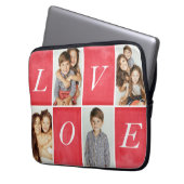 Chic Liebe 4 FotoCollage Laptopschutzhülle (Vorderseite Links)