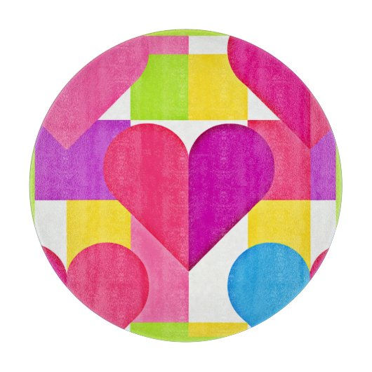 Chic Liebe Elegante: Romantische Bliss Schneidebrett (Vorderseite)