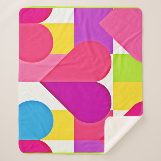 Chic Liebe Elegante: Romantische Bliss Sherpadecke (Vorderseite)