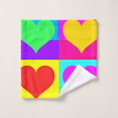 Chic Liebe Symphony: Blissful Heardesign Badhandtuch Set (Waschlappen)