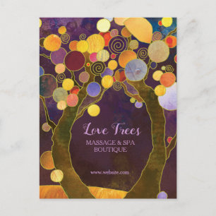 Chic Liebe Trees Business Multi Purpose Postkarte