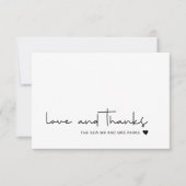 Chic Liebe und danke Lässigen Script danke You Car (Vorderseite)