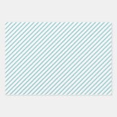 Chic Light Aquamarin Blue Green Circles Art Patter Geschenkpapier Set (Vorderseite 3)