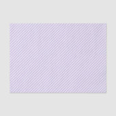 Chic Light Lavender Violet Weiße Streifen Muster Seidenpapier (Vorderseite)