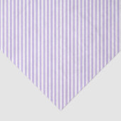 Chic Light Lavender Violet Weiße Streifen Muster Seidenpapier (Ausschnitt)