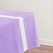 Chic Light Lila Nordic White Snowflake Streifen Tischdecke (Beispiel)