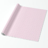 Chic Light Pink & White 60th Birthday Wrapping Geschenkpapier (Ungerollt)