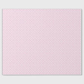 Chic Light Pink & White 60th Birthday Wrapping Geschenkpapier (Flach)