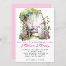 Chic Lila Blue Floral Garden Brautparty