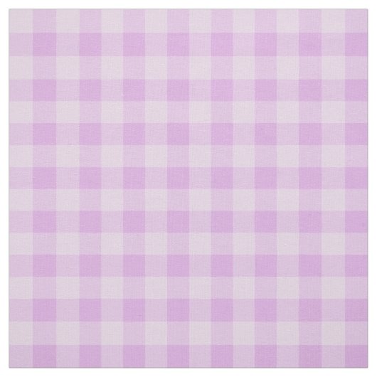 Chic Lila Gingham Kariert Pattern Stoff (Muster)