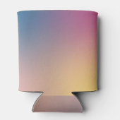 Chic Lila Gradient Ombre Script Brautparty Dosenkühler (Rückseite)