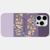 Chic Lila Palette Blooms Wildblumen Case-Mate iPhone Hülle (Rückseite (Horizontal))