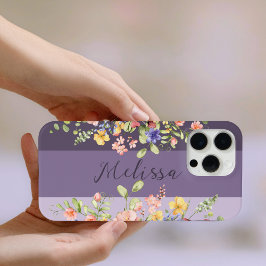 Chic Lila Palette Blooms Wildblumen Case-Mate iPhone Hülle