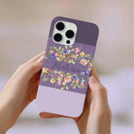 Chic Lila Palette Blooms Wildblumen Case-Mate iPhone Hülle