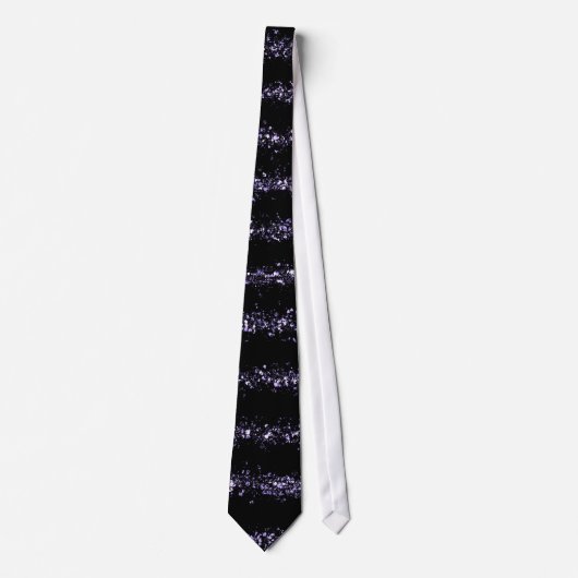 Chic Lila Sparkle Krawatte (Vorderseite)