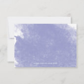 CHIC LILA WATERCOLOR WEDD RSVP CARDS (Rückseite)