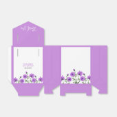 Chic Lila Xeranthemum Floral Vielen Dank Geschenkschachtel (Ungefaltet)