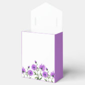 Chic Lila Xeranthemum Floral Vielen Dank Geschenkschachtel (Geöffnet)