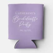 Chic Lilac Purple Bachelorette Party Personalized Dosenkühler (Vorderseite)