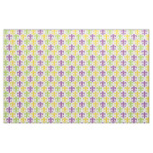 Chic Lilie Mardi Gras Pattern Stoff (Fat Quarter (45,7 x 55,9 cm))