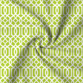 Chic Lime Green Trellis Lattice Muster Stoff
