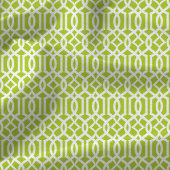 Chic Lime Green Trellis Lattice Muster Stoff