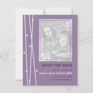 Chic Lines & Dots Save the Date